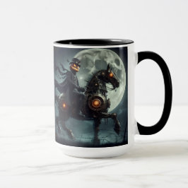Halloween Steampunk Huvudlös Ryttare Mugg
