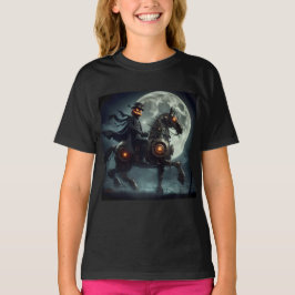 Halloween Steampunk Huvudlös Ryttare T Shirt