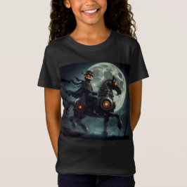 Halloween Steampunk Huvudlös Ryttare T Shirt