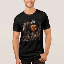 Halloween Steampunk Jack-O-Lantern Horseman T Shirt