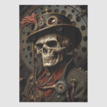 Halloween Steampunk Skelett