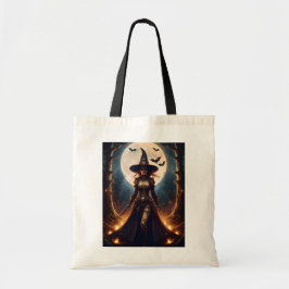 Halloween Steampunk Skogshäxa Tygkasse