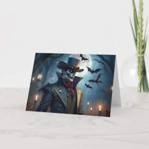 Halloween Steampunk Södra Gotisk Zombie Kort