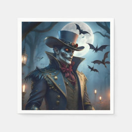 Halloween Steampunk Södra Gotisk Zombie Pappersservett