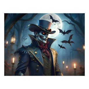 Halloween Steampunk Southern Gothic Zombie Fototryck