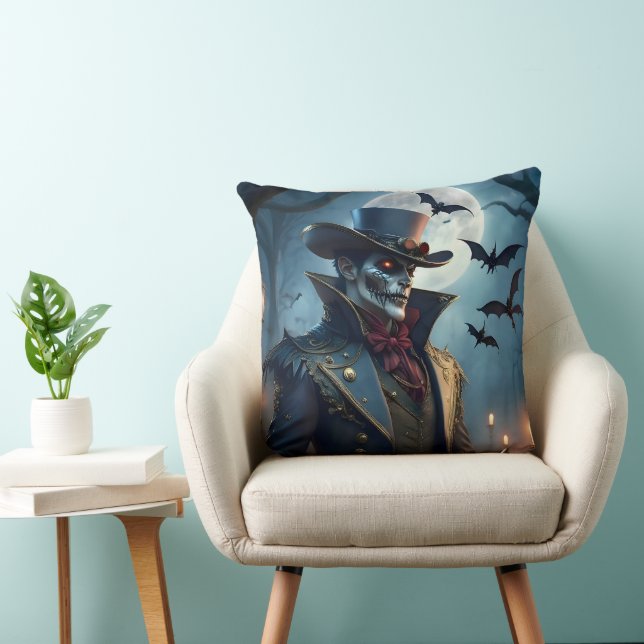 Halloween Steampunk Southern Gothic Zombie Kudde (Stol)