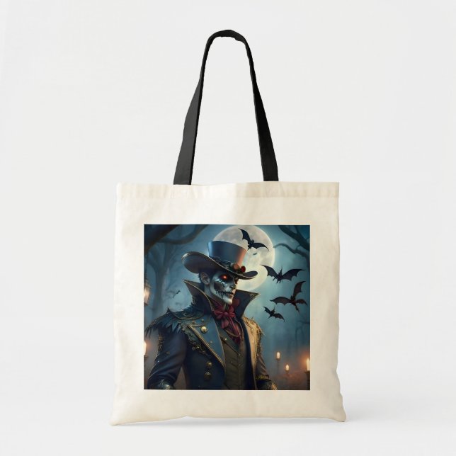 Halloween Steampunk Southern Gothic Zombie Tygkasse (Framsidan)