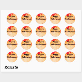 Halloween Sticker Runt Klistermärke