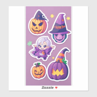Halloween Stickers döskallar, pumpa Klistermärken