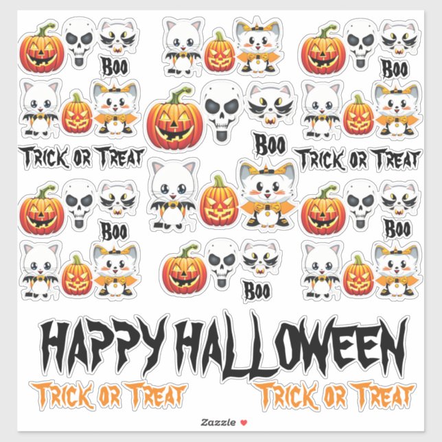 Halloween Stickers Klistermärken (Ark)
