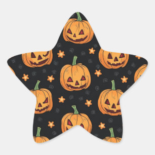 halloween Stickers & Labels Stjärnformat Klistermärke