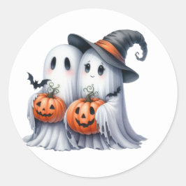 Halloween Stickers Runt Klistermärke