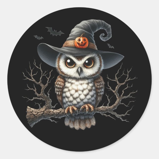 Halloween Stickers Runt Klistermärke (Framsida)