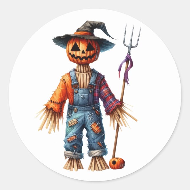 Halloween Stickers Runt Klistermärke (Framsida)