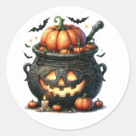 Halloween Stickers Runt Klistermärke