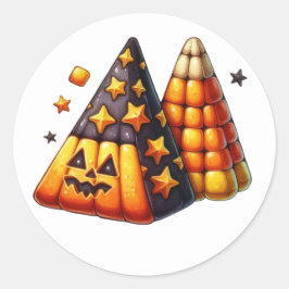 Halloween Stickers Runt Klistermärke