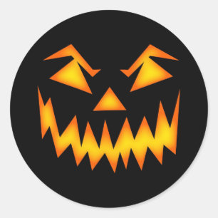 Halloween Stickers Runt Klistermärke