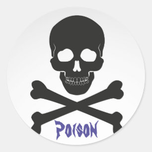 Halloween Stickers Runt Klistermärke