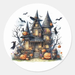 Halloween Stickers Runt Klistermärke