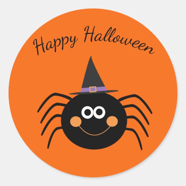 Halloween Stickers Runt Klistermärke (Framsida)