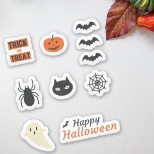 Halloween-stickers uppsättning klistermärken