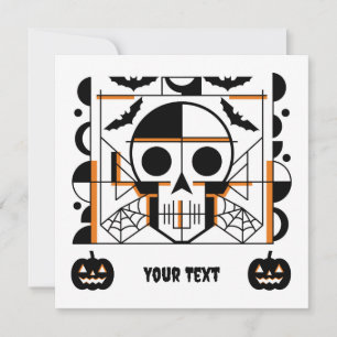 Halloween-stil, fladdermus, spindelnät