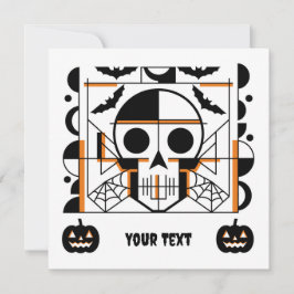 Halloween-stil, fladdermus, spindelnät