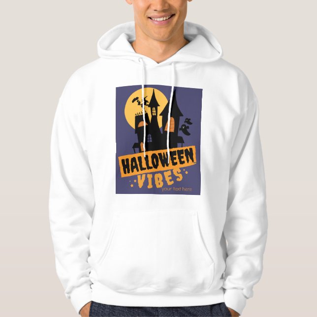halloween stil hoodie (Framsida)