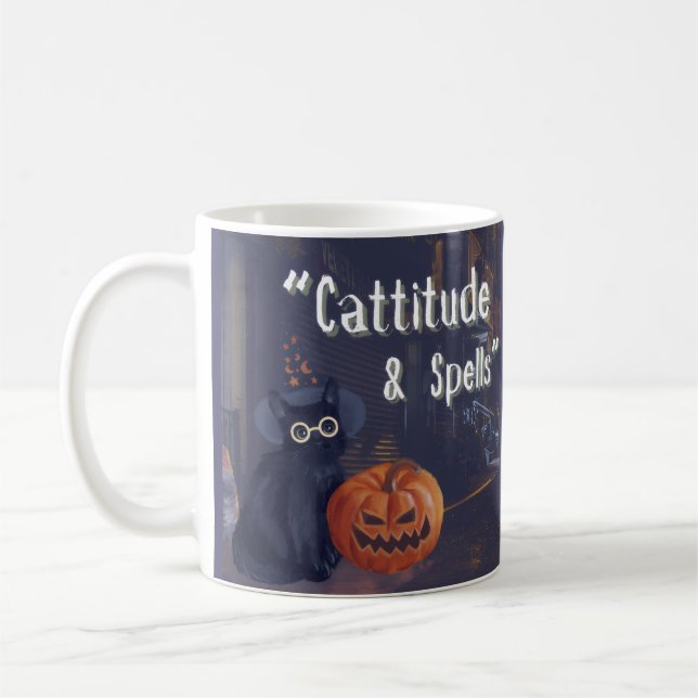 halloween-stil kollektion kaffemugg (Vänster)