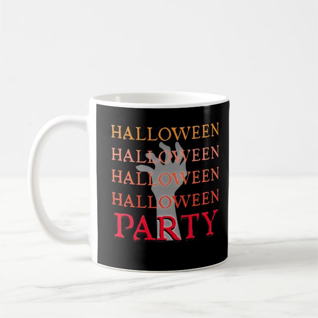 halloween-stilkollektion kaffemugg (Vänster)