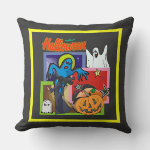 Halloween-stjärnor Kudde