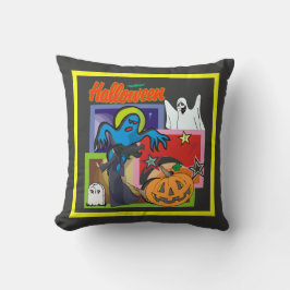 Halloween-stjärnor Kudde