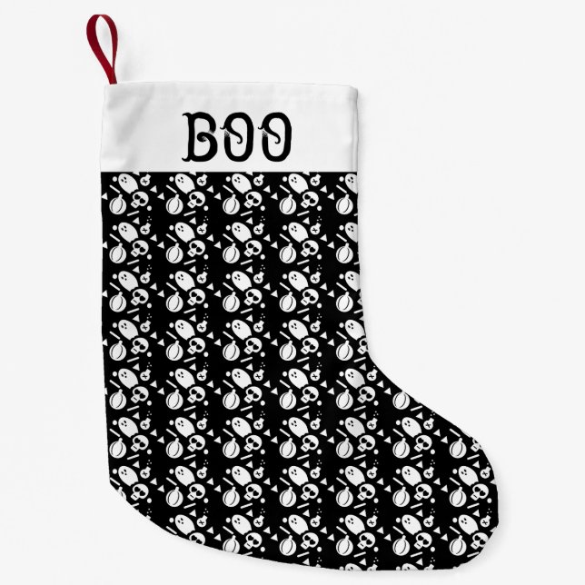 Halloween Stocking | Poison Ghost Pumpkin Sprinkle Liten Julstrumpa (Framsidan)