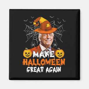 Halloween Stort Igen Rolig Trump Jack O Lantern G Magnet