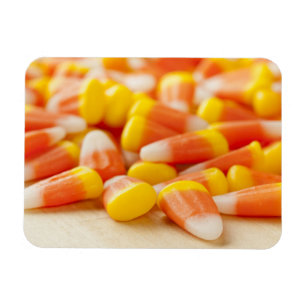 Halloween Stripe Candy corn Magnet