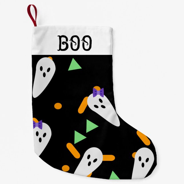 Halloween Strumpa | Söt Spöklik Konfetti (Framsidan)