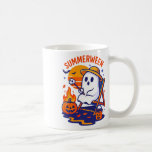 Halloween Summer Ween Funny Boo Vacation Flyter Co Kaffemugg<br><div class="desc">Halloween Summer Ween Funny Boo Vacation Flyter Costume</div>