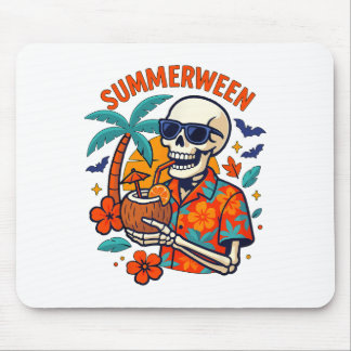 Halloween Summer Ween Skeleton Spooky Vacation Flo Musmatta