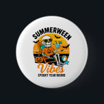 Halloween Summer Ween Vibes Spooky Skeleton Flyter Knapp<br><div class="desc">Halloween Summer Ween Vibes Spooky Skeleton Flyter Costume</div>