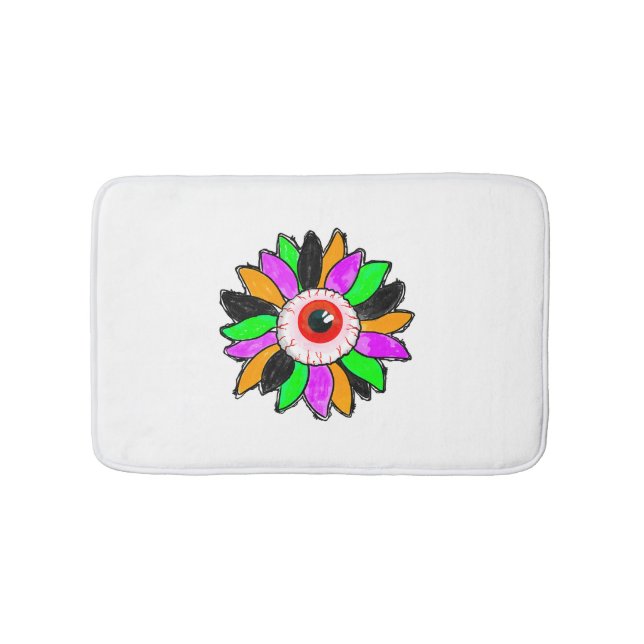 Halloween Sunblomma Badrumsmatta (Framsidan)