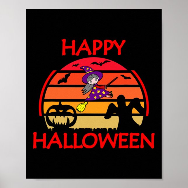 Halloween Sunset Poster (Framsidan)