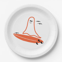 Halloween Surfer Ghost svart