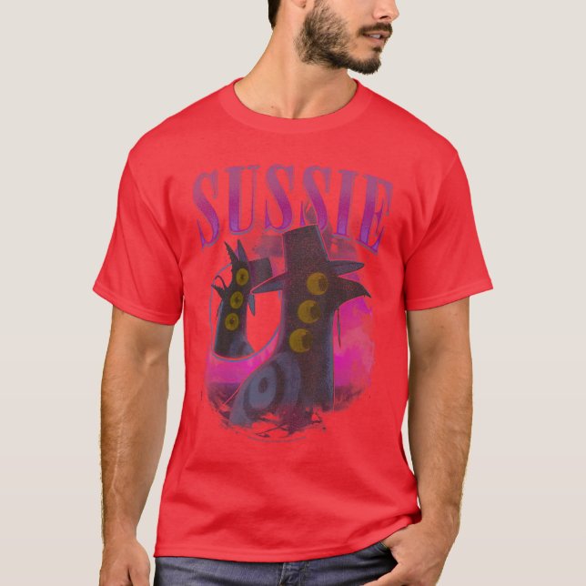 Halloween Sussie Y2K slitna affisch T Shirt (Framsida)