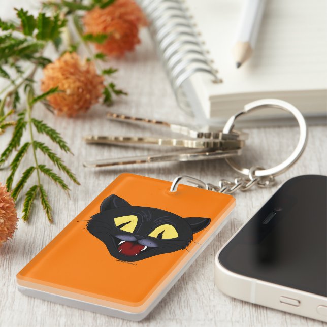 Halloween Svart Katt  (Högra Framsidan)