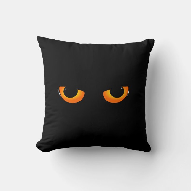 Halloween Svart Katt Hem Dekorativ Kudd  Kudde (Framsida)