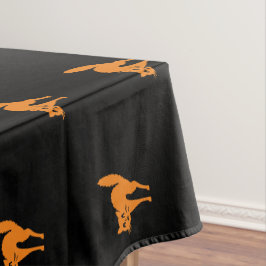 Halloween svart katt svart och orange söt mönster