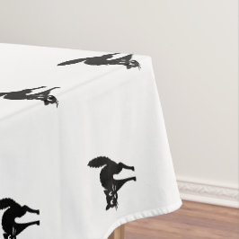 Halloween svart katt svart och vit söt mönster