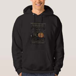 Halloween Svart Katt Tröja Vintage Pumpa Gravyr Hoodie