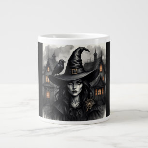 Halloween, Svart Magi Skönhet Specialmugg Jumbo Mugg