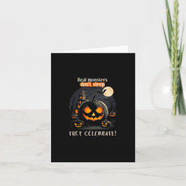 Halloween svart pumpa inbjudan